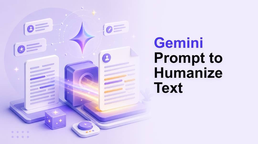 Gemini Prompt to Humanize Text: 20 Copy-Ready Prompts